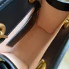 Hoge kwaliteit telefoonhouder nieuwe stijl schoudertas modeontwerper luxe tassen echte lederen messenger tas ketting schouder crossbody klassieke klep dames portemonnee met doos