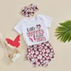 Kleidungssets geboren Baby Girl Summer Clotheball Baseball Strampler Outfit Kurzarm Brief T -Shirt BodySuit Bloomer Shorts Set Set