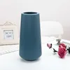 Vases Simple Plastic Vase Dry and Wet Flower Arrangement Container Nordic Style Decoration Floral Imitation Porcelaine