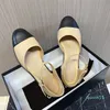 Sandały projektanckie 2024 Nowy płaski pantofel damski letnie sandały marki marki sandały damskie jednowarstwowe paski