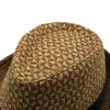 Wide Brim Hats Bucket Khaki Grass Hat Mens Panama Summer Style Sun Beach Holiday Classic and Trilby Q240403