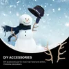 Decorative Flowers 12 Pairs Outdoor Toys Snowman Hand Tree Branch Christmas Decoration Plant Craft DIY Antlers Decors Plastic Child