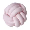 Oreiller 18 cm / 22 cm noué design en peluche conception de bille ronde coule de taille coussins pour le canapé-lit Décoration des poupées