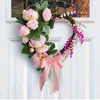 装飾的な花バレンタインデーの花輪弓付きハート型の花輪バレンタイン装飾屋外バレンタインズサンの歴史