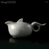 Teaware Sets Tea Set Household Simple Open Piece Ru Kiln Teapot Taiwan Cup Office Ceramic