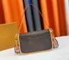 Top Quality Designer Cross Body Bag DIANE Shoulder LVse Handbag Leather Bags Women Luxurys Woman Totes 5464