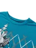 T-shirts pour femmes Femmes Vintage Fairy Fairy Grunge Short Shirt Y2k Girls Skeleton Graphic Print Gothic Tops Punk Baggy Tees