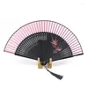 Decorative Figurines Chinese Wind Fan Hand-painted Silk Women Enjoy The Decoration Stage Prop Craft Gift