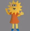 Halloween Sunflower Mascot Costume Custom Fancy Costume Anime Mascotte Tema Abito Fancy Carneval Costum