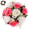 Decoratieve bloemen bruiloft decor indoor scène bloembal gesimuleerde boeketten faux raamballen centerpieces bloesem rose