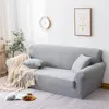 Stoelbedekkingen Solid Color Sofa Cover voor woonkamer L-vorm Hoek Bank Dikke 1/2/3/4 zitt Jacquard Slipcover Furniture Protector