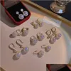 Charm Pearl Ear Studs Womens Design Sense Advanced Unique Buckle New Fashion Earrings Drop Delivery Jewelry Dhuw4