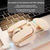 Möss Bluetooth Wireless Silent Mouse RGB Laddningsmus 2mode för MacBook PC Gaming Laptop Office Mouse For Girl Gifts Y240407
