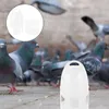 Outros suprimentos de pássaros para beber pombo bebida dispensador de água alimentador de alimentador de alimentação de alimentação de alimentação de plástico recipiente de animais de estimação onde