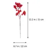 Fleurs décoratives 10pcs Christmas Artificial Berry tiges Holly Berries Picks Branches Tree Home Desktop Decoration (mariage