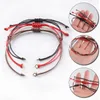 Braccialetti di fascino corda intrecciata colorata per uomini donne gioielli semplici cambitore regulabile regolabile braccialetto affascinante