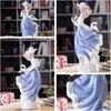 Arts and Crafts European Style Ceramic Fiures Beauty Statue Desktop Ornament Room Layout Ceramic Crafts Home Decor Accessories Birthday PresentL2447