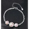 PAG MAG S925 Bracciale in argento sterling intarsiato con gioielli 3A con zircone perlato d'acqua dolce Pau1