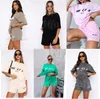 Designer t-shirt vrouw uit gedrukte witte foxx tracksuit Engelse letters t-shirt een nieuwe stijlvolle sportkleding heren t shirts tweedelige set shorts multi-style keuze s-xl