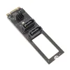 Kartlar M.2 NVME'den SATA'ya 3.0 6GB Genişletme Kart Adaptörü M.2 KEEM PCIE NVME TO 2 PORT SATA3.0 Yükseltici Kartı Dönüştürücü JMB582 PCIE 3.0 CHIP