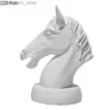 Arts et artisanat Créativité Head Animal State Horse Head Simulation Femelle Femelle Animal Fournishins Modern Home Decoration Accessoriesl2447