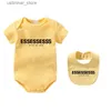 Rompers ESS Baby saltuit Designer di vestiti Designer neonato Rompers 2 pezzi Set per bambini set di set di brand Girl Boys Gren