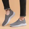 Casual Shoes Summer Men Mesh Breathable Men's Sneakers Slip-On Loafers Outdoor Man Walking Big Size 38-48