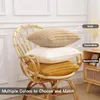 Almohada cubierta de felpa almohadas decorativas modernas para el sofá decoración del hogar verde blanco cabello lujo s 45x45/30x50 gratis