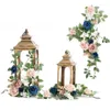 Fleurs décoratives 75 cm de mariage artificiel Asle Fleur Lanternes Lantern Décorations fêtes des fêtes Arches Foyers Silk