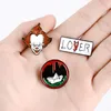 halloween horror scary characters enamel pin Cute Anime Movies Games Hard Enamel Pins Collect Metal Cartoon Brooch Backpack Hat Bag Collar Lapel Badges