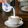 Ensembles de vaisselle en céramique Tasses de lait de café Réutilisables Crémière Méau de sirop d'érable Pichet Petite poignée