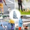 Abbigliamento per cani Cappogruno impermeabili Waterproof Pet Rain ingranaggio per ingranaggi con tasca con cerniera per cani da piccolo a medio