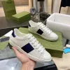 Designer Italien Luxury Sneakers Platform Low Men Kvinnor Skor Casual Dress Trainers Tiger broderad ess bin White Green Red 1977S Stripes Mens Shoe Walking Sneaker