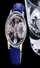 Hiphop Chrono Men Quartz Watch Blue Map Sky Universe Leather Leathwatch Male Big Diamond Astronomical Rotating Tourbillon Clock9921364