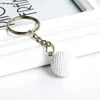 Keychains Lanyards New Fashion Sports Present Key Chain Men Football Basketball Golll Car Ring Women Cute Pendant Keychain Best Party Jewelry Q240403