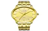 Longbo Quartz Watch Lovers Watchs Women Men Couple Couple de montres analogiques Montres-bracelets en cuir Montres décontractées Gold 1PCS 802717286706