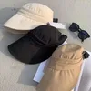 Visors Big Brim Femmes Sunshade Hat décontracté anti-UV Bascaillette de baseball de printemps