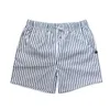 Stripe Swimming Shorts Men Swim Trunks For Cotton Spandex Summer Beach Short Pants Desmiit Swimwear Swimsuit Bathing Suit Briefs 240407