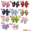 Party Favor 120pcs Baby Grosgrain Ribbon Bows With Clip 8x8cm Girls Enfants Ghost Pumpkin Kids Girl Pinwheel Coils Clips Hairpin ACC DH1SV