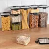 Förvaringsflaskor Pet Food Box Container Set Kitchen Organization burkar ledningar