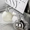 Liquid Soap Dispenser WHYOU Creative Ceramic Whale Dispensers Body Wish Shampoo Emulsion Bottle Latex Bathroom Accessories Set Gift