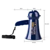 MEGAPHONE POLICE BURE PLAT PLAY TOT Small Horn Horn Polable Loudspeaker Mini Megaphone For Kids Cosplay Firemen Party