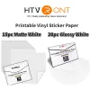 Films htvront 15/20 feuilles 11x8.5 pouces papier d'autocollant en vinyle imprimable monte