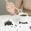 Tafelmatten Statler en Waldorf Coasters Kitchen Placemats Waterdichte isolatie Cup Coffee voor decor Home Tabree Pads Set van 4