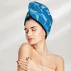 Havlu Hızlı Kuru Yunuslar Desen Mikrofiber Anti Kıvrıl Saçlar Hızlı Kızlar Plaj Duş Kapağı