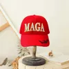 Bodet à bord large seau New Donald Trump 2024 Chapeau de baseball grande taille présidentielle Broidered Wholesale Direct Shipping Q240403