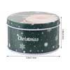 Ta ut containrar 12 datorer Candy Jar Christmas Child Storage Cookie Tinplate Chocolate Chocolate