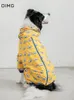 Vêtements pour chiens oimg grands chiens arccoat à quatre vêtements pour animaux de compagnie dorés retriever labrador mignon vêtements imperméables