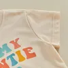 Set di abbigliamento per ragazzi nato per ragazzi cortometri a maniche corte t-shirt abito casual abiti estivi per bambini