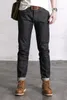 Jeans masculinos Red Tornado 2000t Cenoura adequada para jeans 14oz Sanforized Selvedge Jeans Workwear Pantsl2403